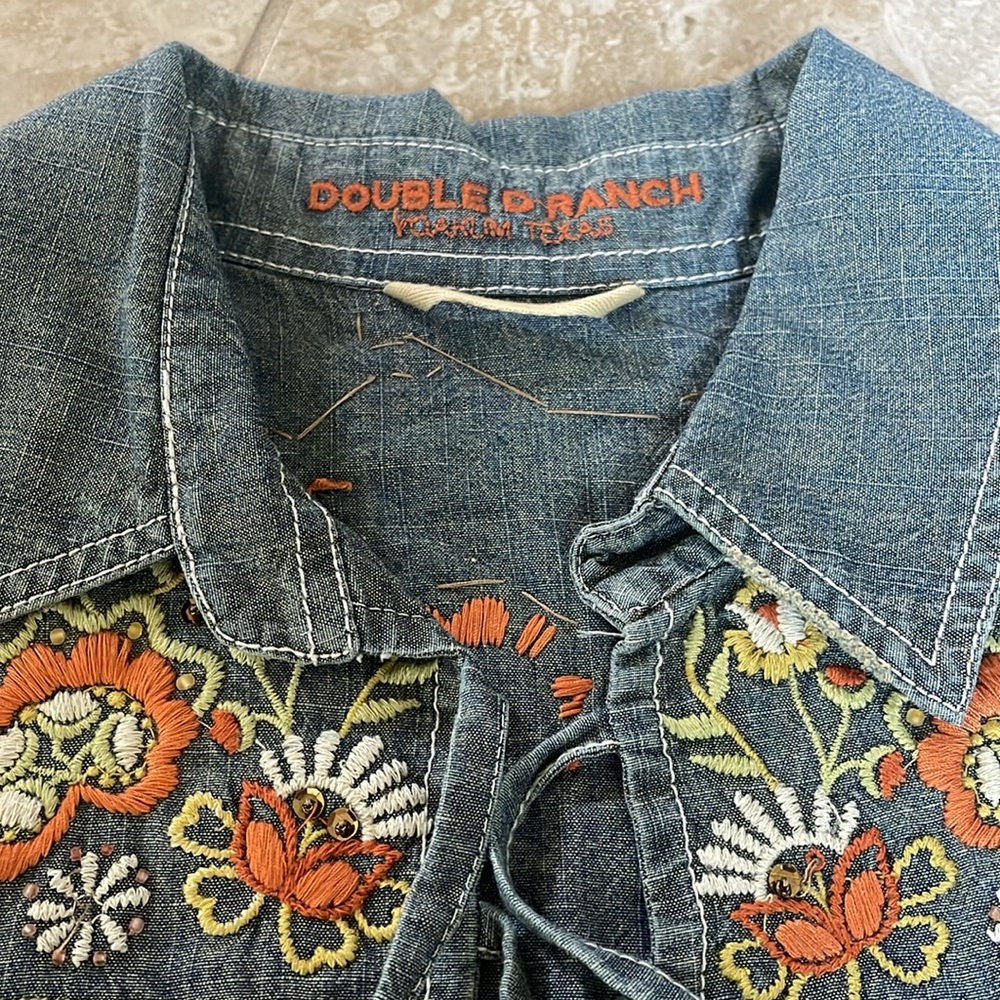 Double D Ranch Lightweight Chambray Jacket - image 6
